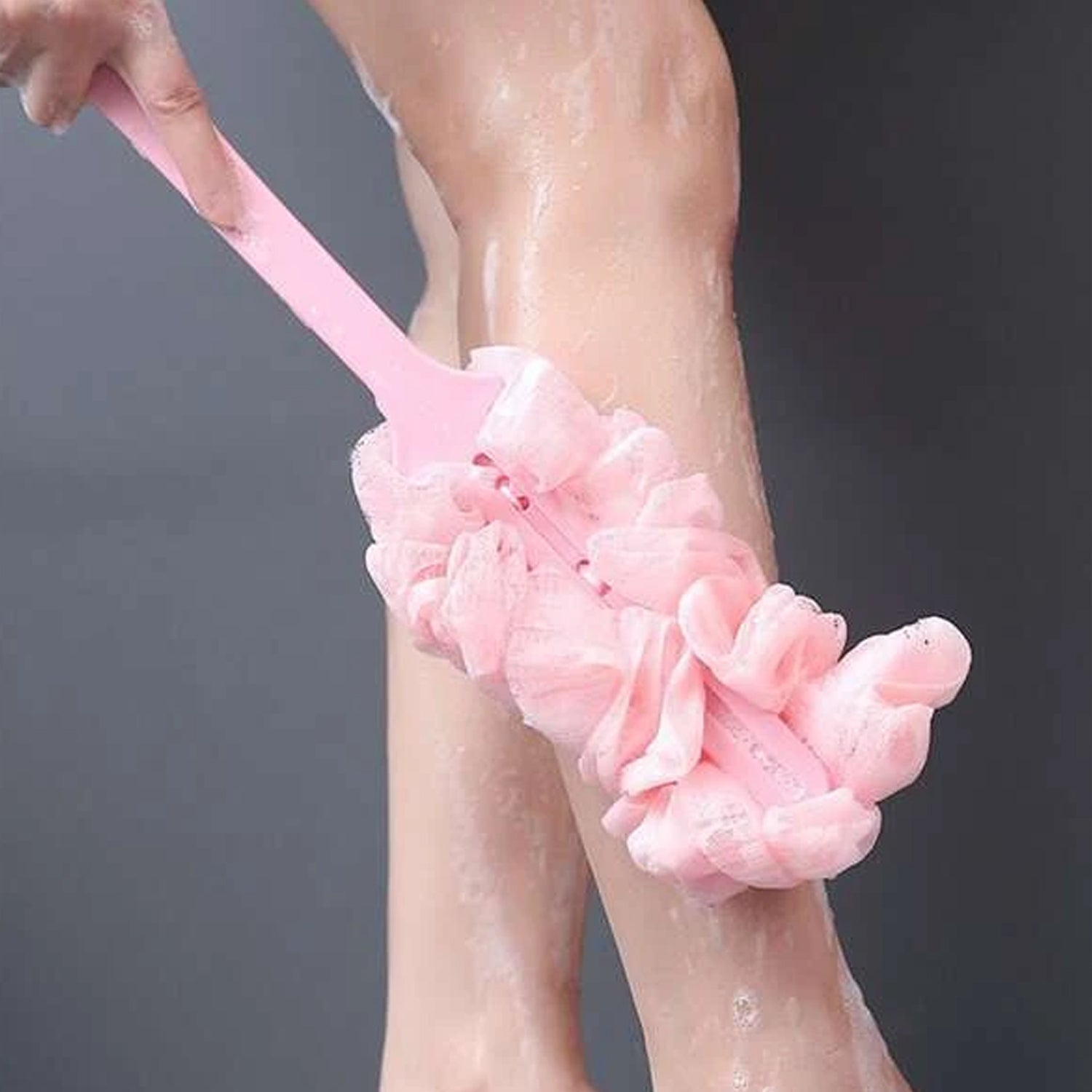 6702 Loofah Back Scrubber for Shower, Long Handle Bath Sponge Shower Brush, Soft Nylon Mesh Back Cleaner Washer, Body Bath Brush for Women and Men, Bathroom Shower Accessories DeoDap 6702 Loofah Back Scrubber for Shower, Long Handle Bath Sponge Shower Brush, Soft Nylon Mesh Back Cleaner Washer, Body Bath Brush for Women and Men, Bathroom Shower Accessories DeoDap